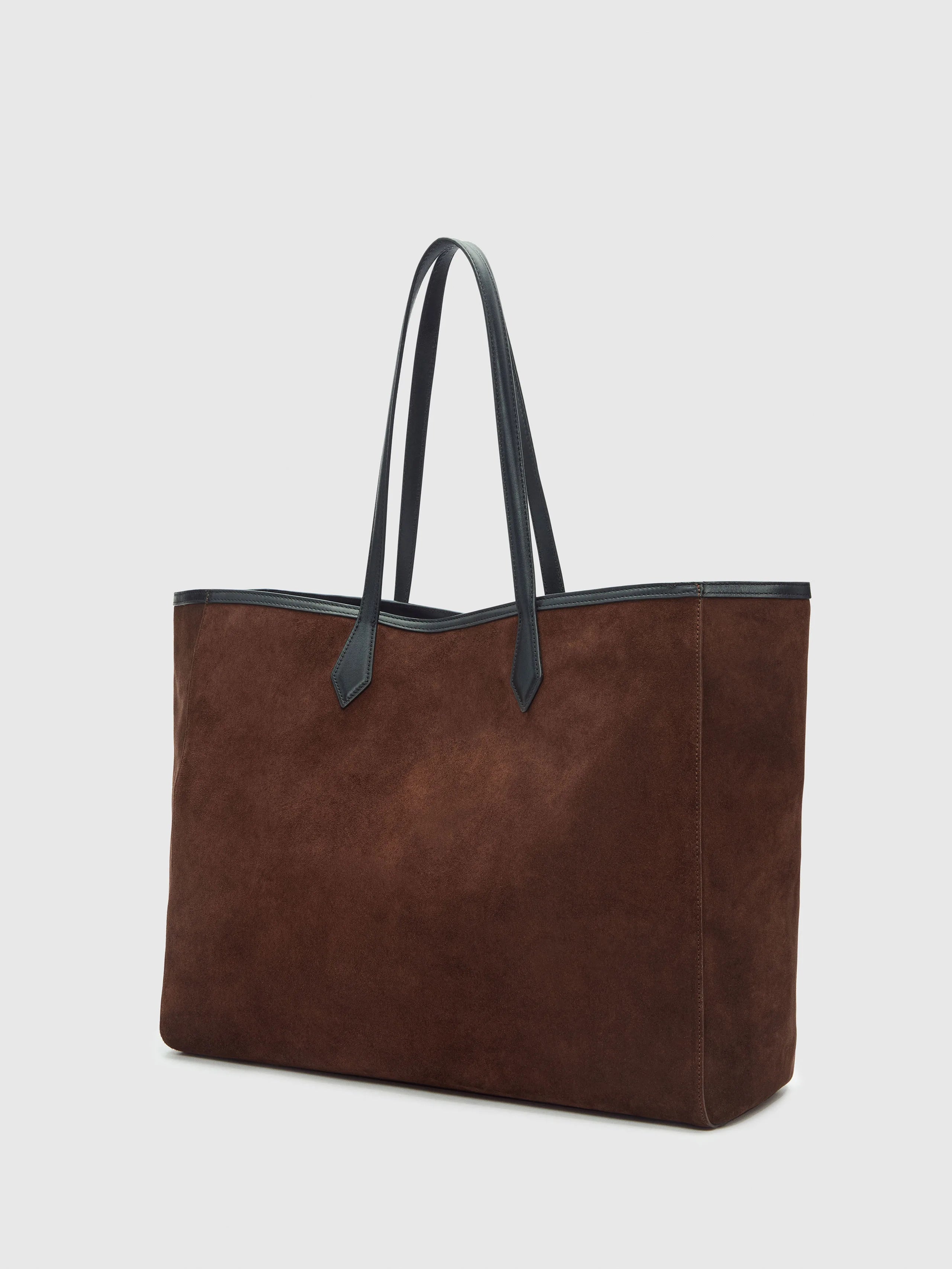 Fashion Oversized Laptop Tote Bag With Premium Leather Handle
