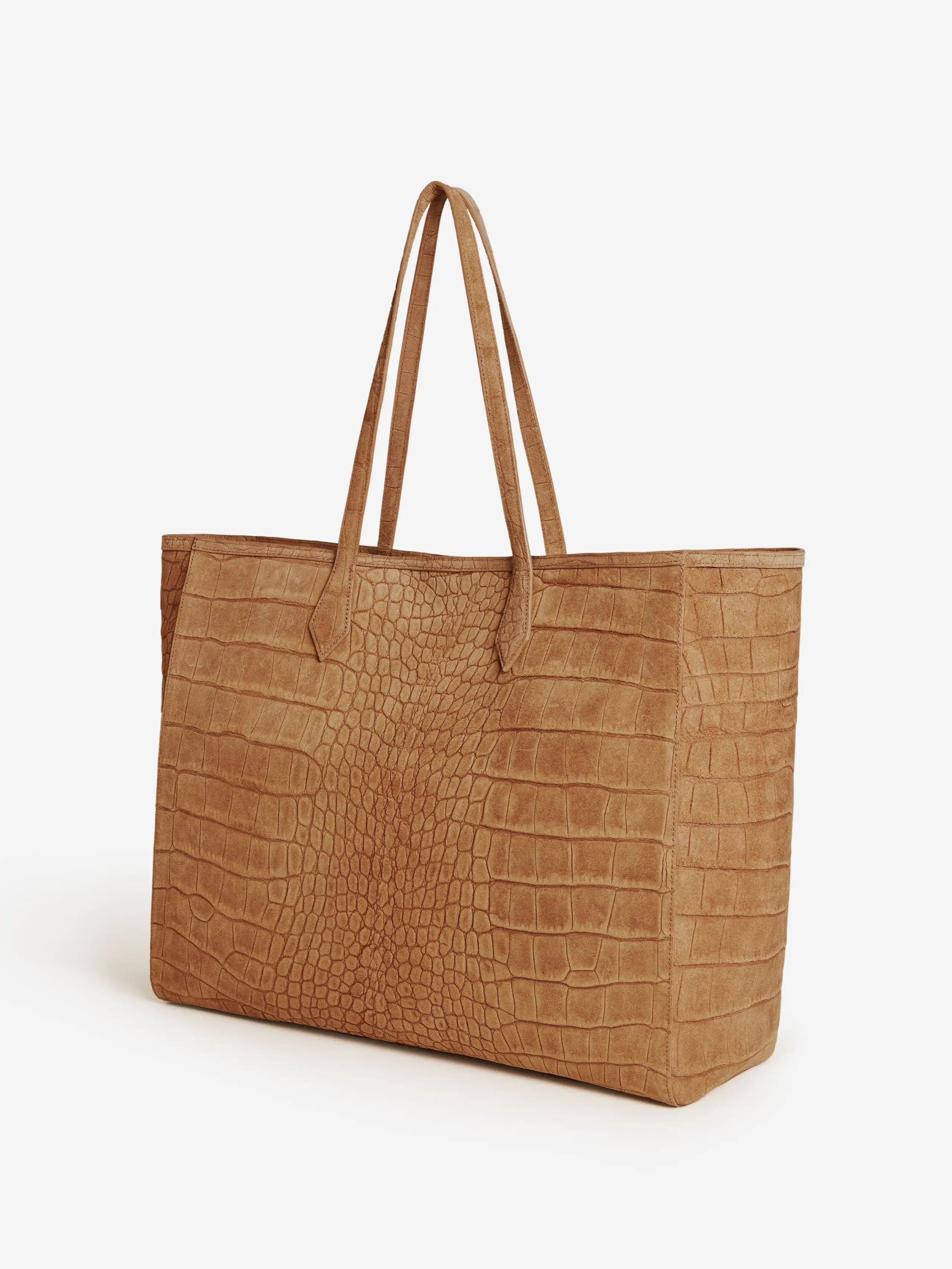 Fashion Oversized Laptop Tote Bag With Premium Leather Handle