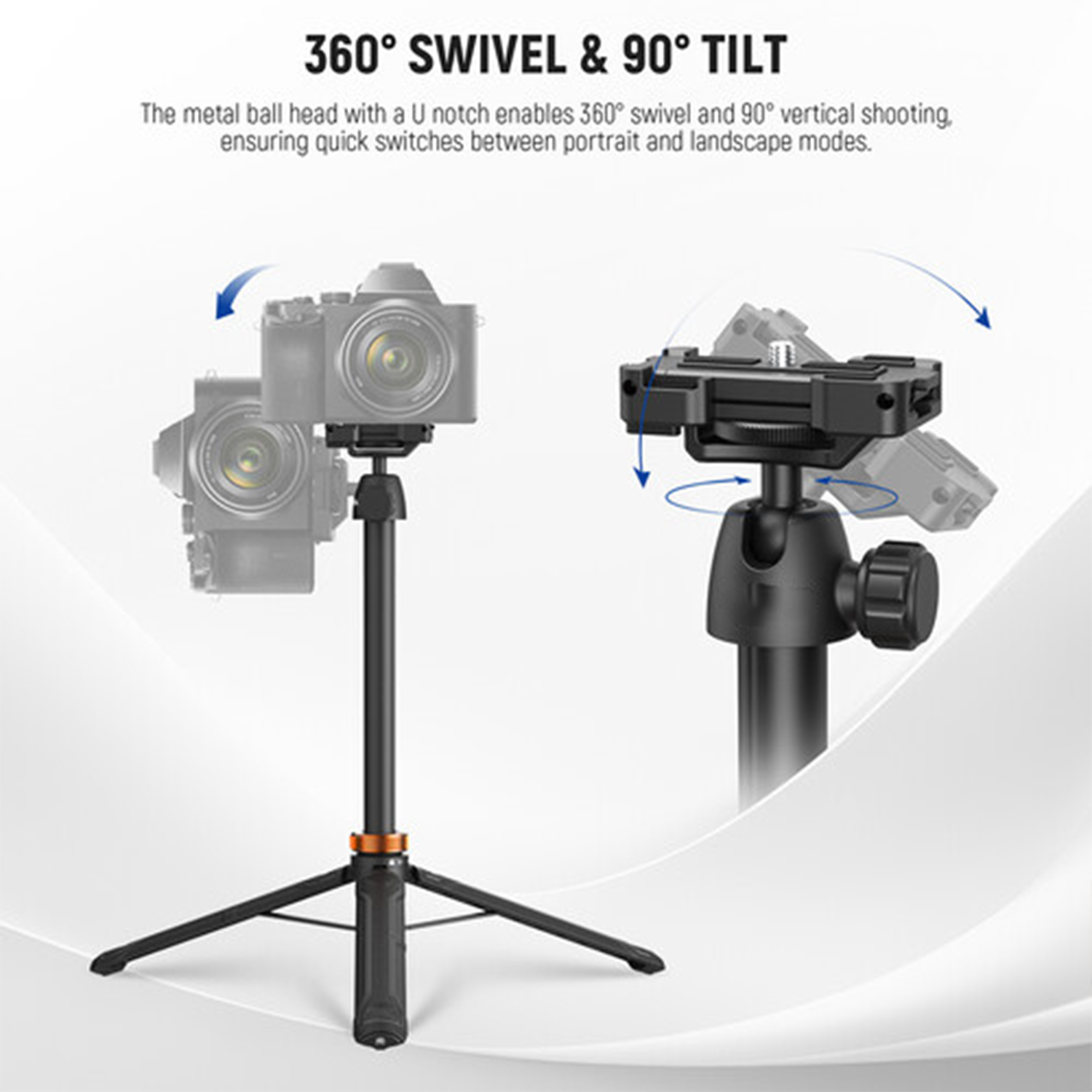 2-in-1 Extendable Selfie Stick Tripod Combo With Wireless Shutter Remote, Multi-Device Universal Shooting Support Stand