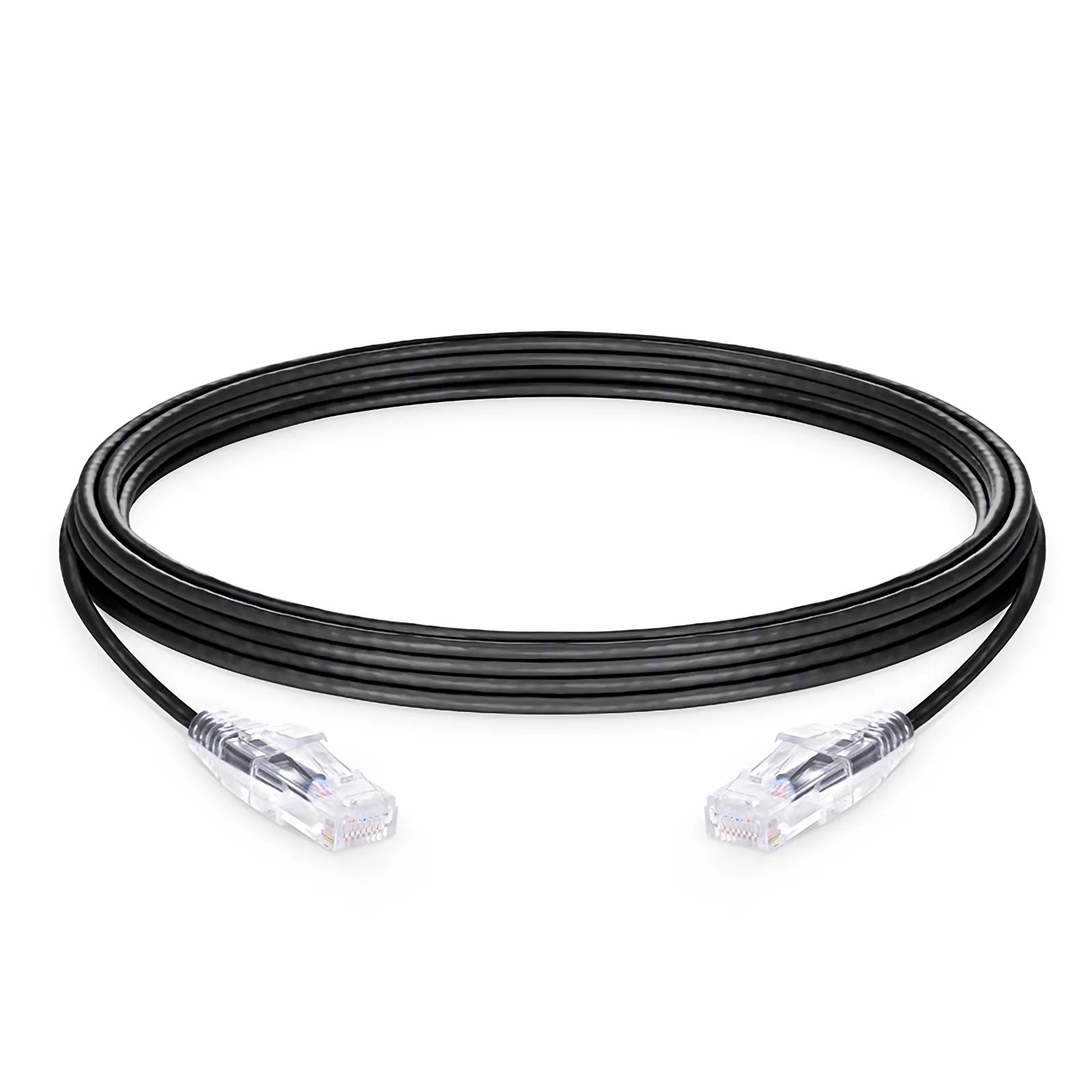 33ft Slim High-Flex Cat6a UTP Ethernet Patch Cable, Snagless Plug High Speed Network Cord for Office & Home Networking
