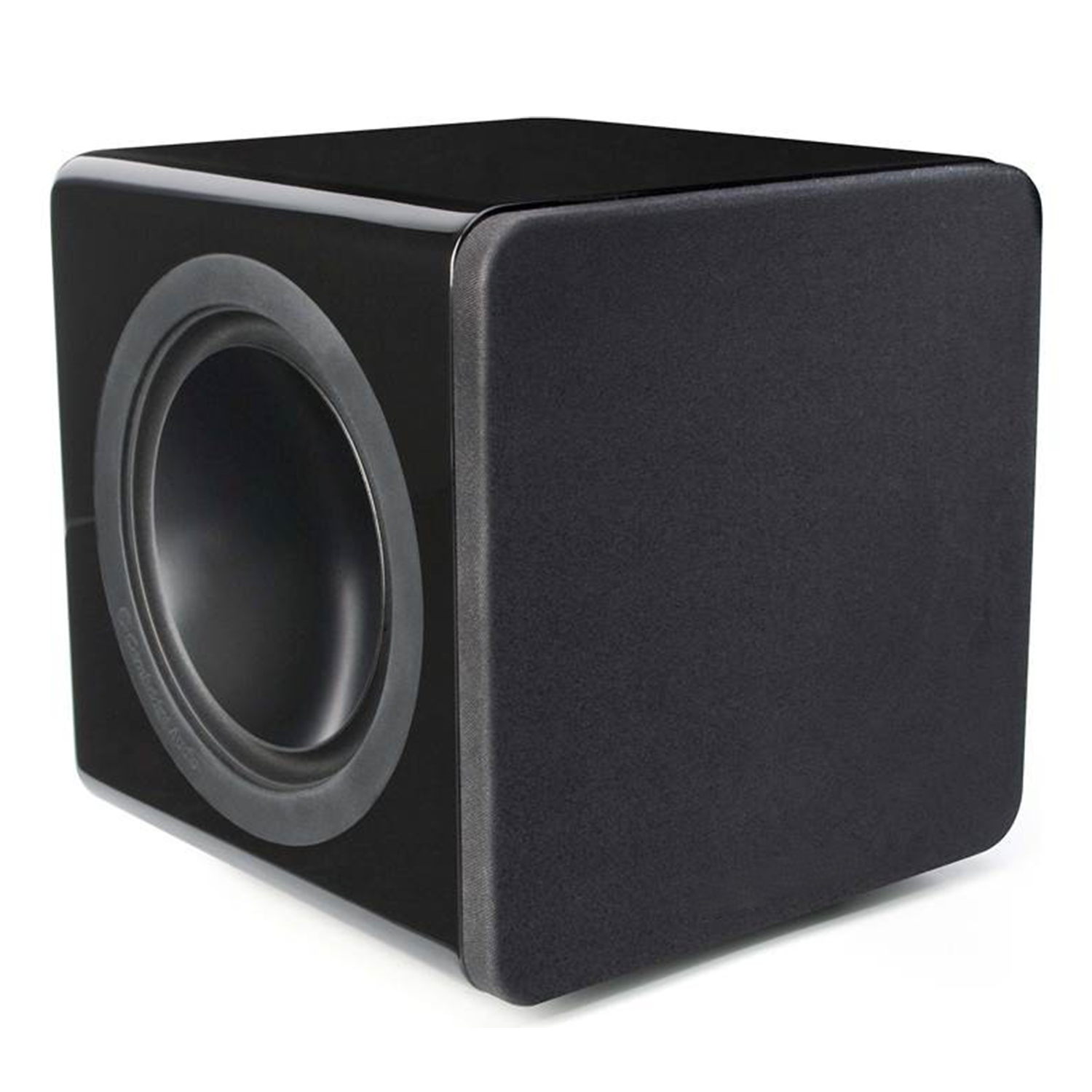 Compact Cube Active Subwoofer With Built-In Dsp, High Power Amplifier & Dual Passive Radiators For Home Audio Systems
