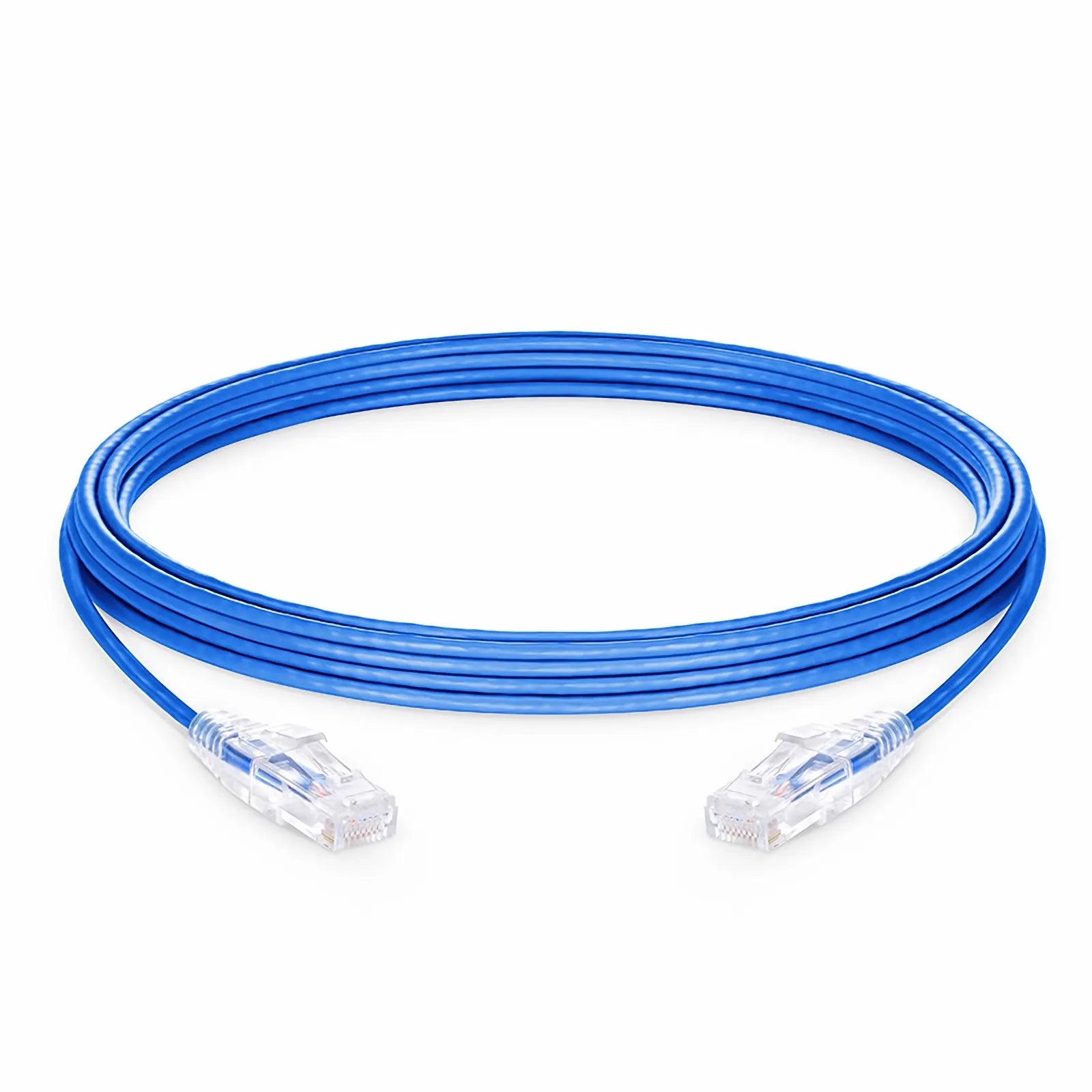 33ft Slim High-Flex Cat6a UTP Ethernet Patch Cable, Snagless Plug High Speed Network Cord for Office & Home Networking