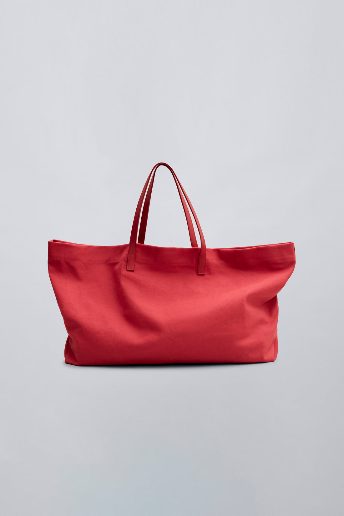 Large Capacity Open Top Tote Bag With Leather Handle Accessories For Daily