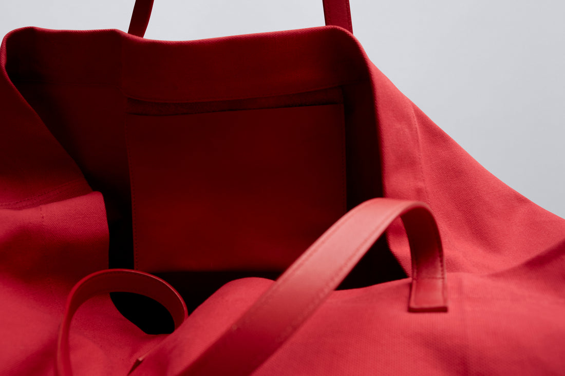 Large Capacity Open Top Tote Bag With Leather Handle Accessories For Daily