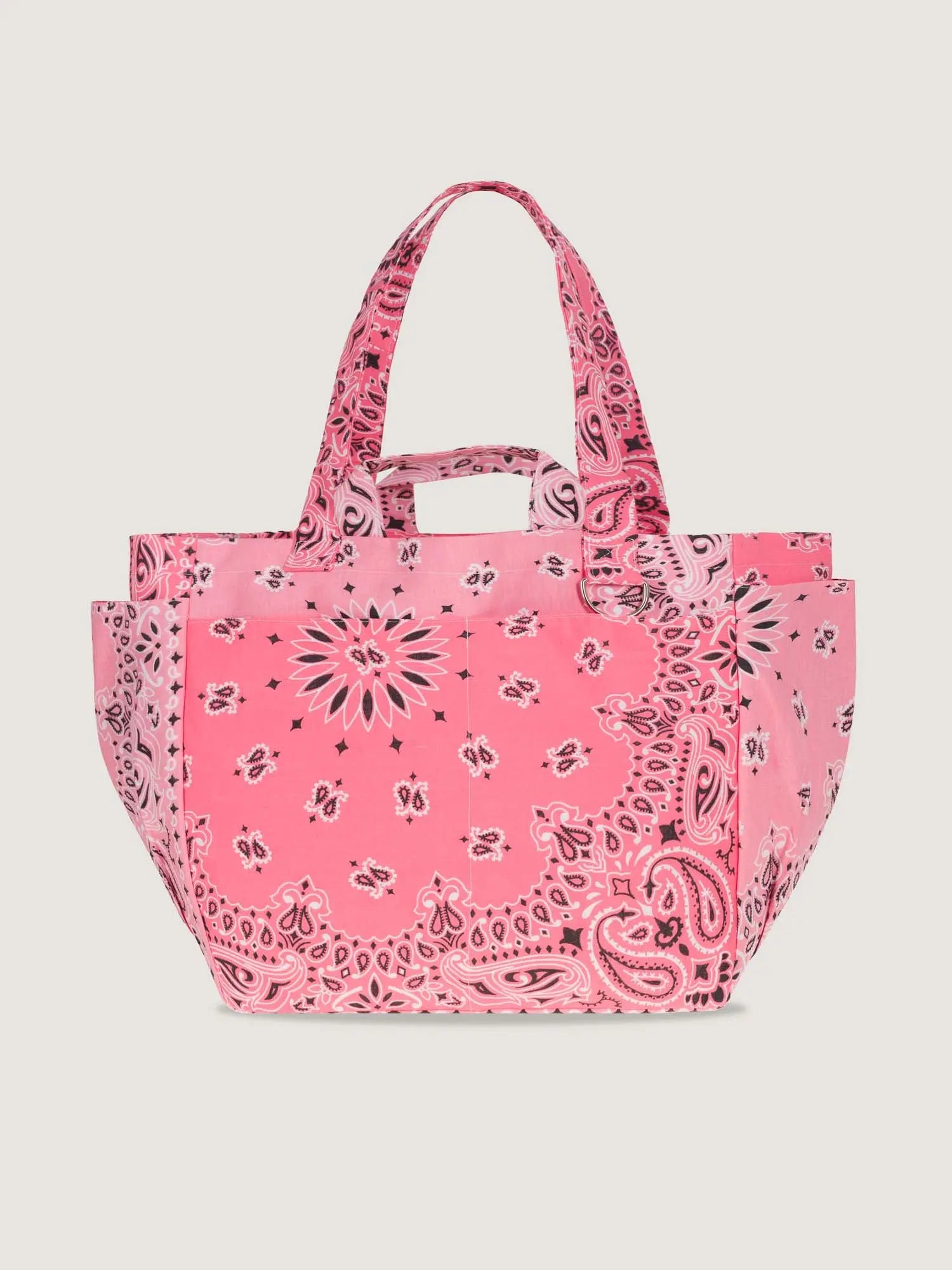 Multi-Color Bandana Paisley Daily Bag With Metal Hardware Accessories For All-Round Casual Outfit Matching