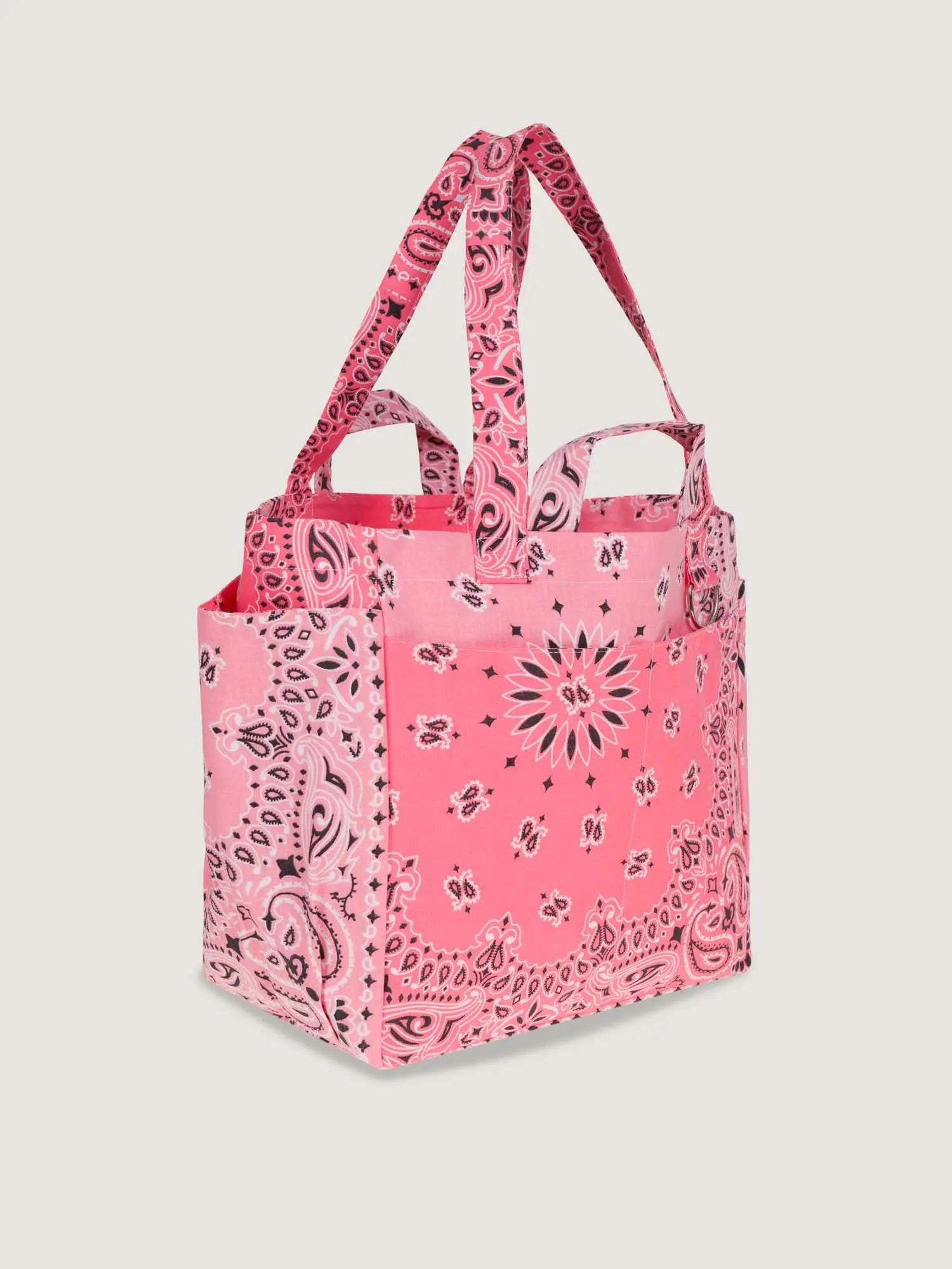 Multi-Color Bandana Paisley Daily Bag With Metal Hardware Accessories For All-Round Casual Outfit Matching