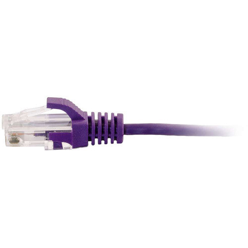 10 Foot Slim Diameter Cat6 UTP LAN Patch Cord, Snagless RJ45 to RJ45 High Speed Network Wire